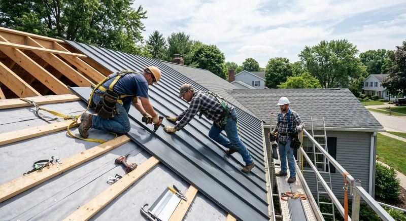 Aluminum Roof Installation in Goshen, OH