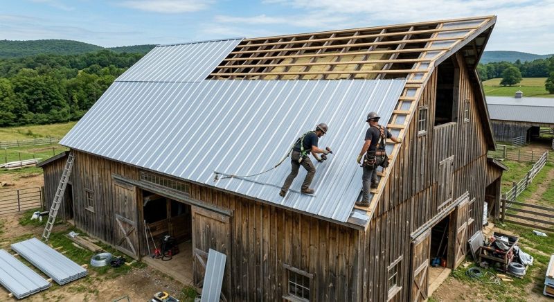 Barn Roof Construction in Butler County, OH