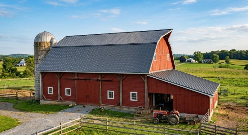 Barn Roof Replacement in Morrow, OH