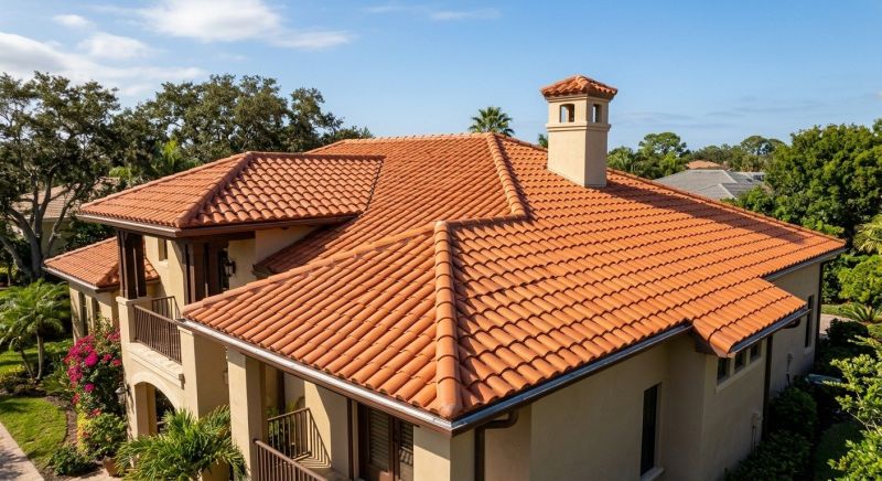 Barrel Tile Roof Installation in Butler County, OH