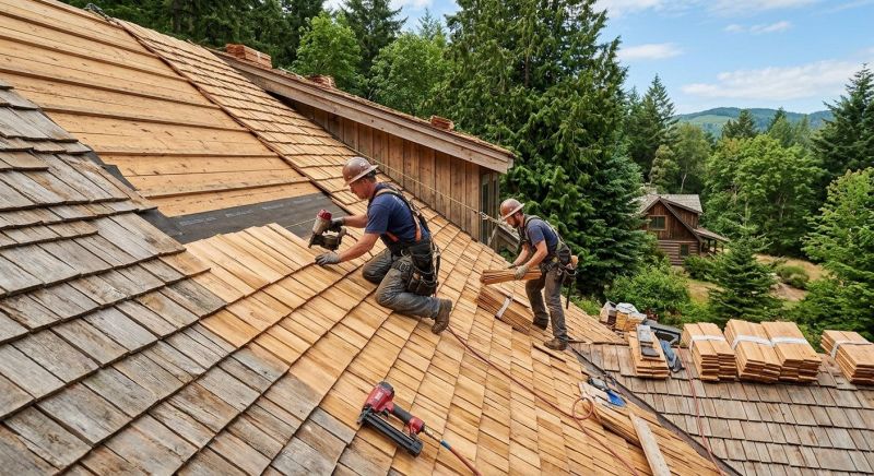 Cedar Roof Construction in Butler County, OH