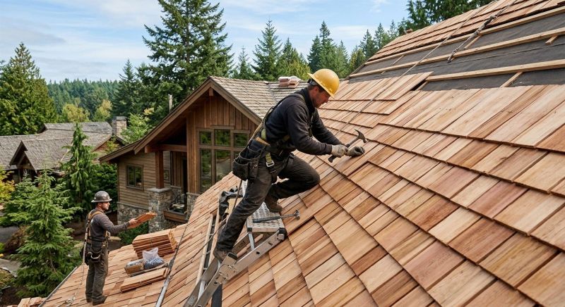 Cedar Roof Installation in Cincinnati, OH