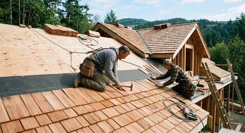 Cedar Roof Installation in Cincinnati, OH