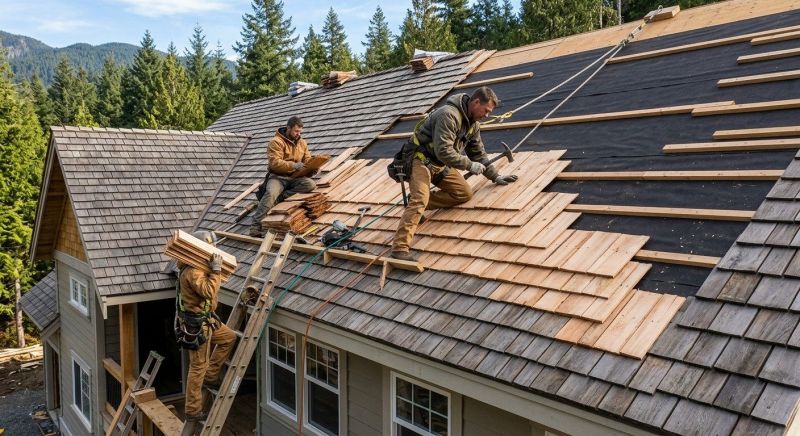 Cedar Roof Installation in Maineville, OH