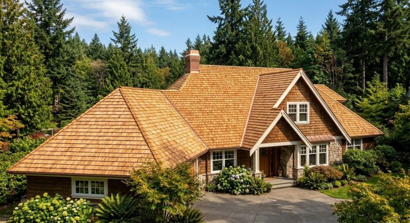Cedar Roof Installation in Monroe, OH