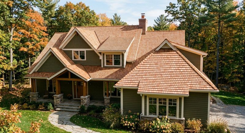 Cedar Roof Installation in Waynesville, OH