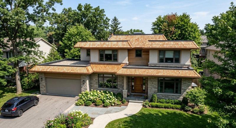 Cedar Shake Roof Construction in Maineville, OH