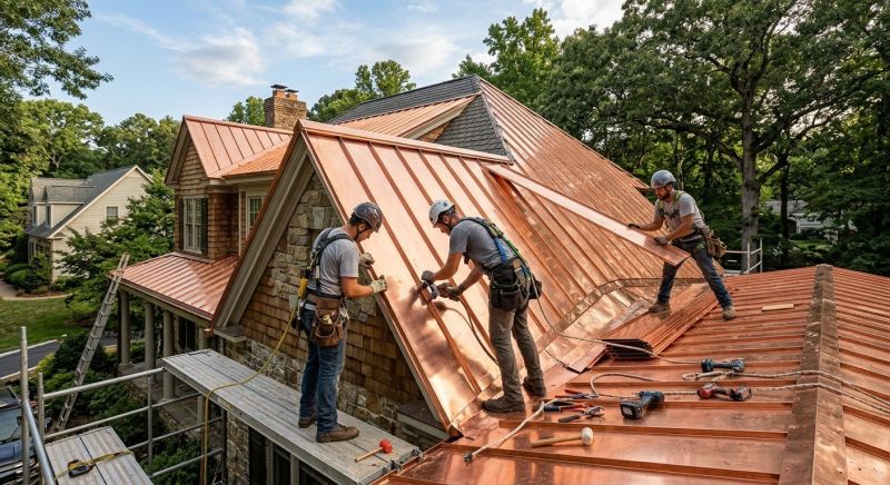 Copper Roof Installation in Butler County, OH