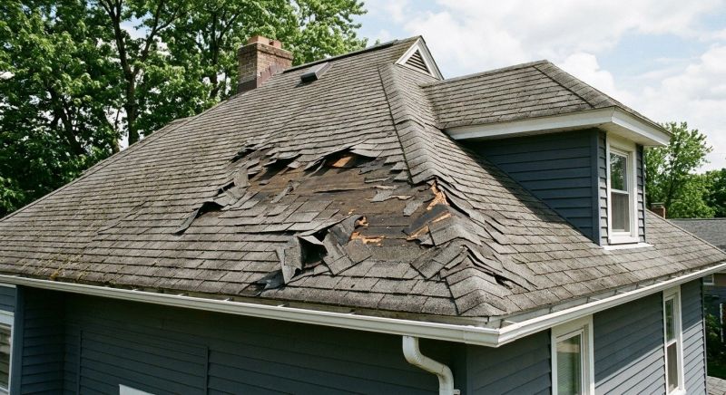 Damaged Roof Replacement in Maineville, OH
