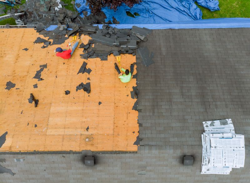 Damaged Roof Replacement in Monroe, OH