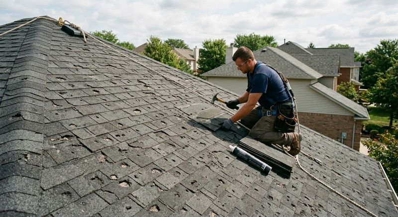 Damaged Roof Replacement in Preble County, OH