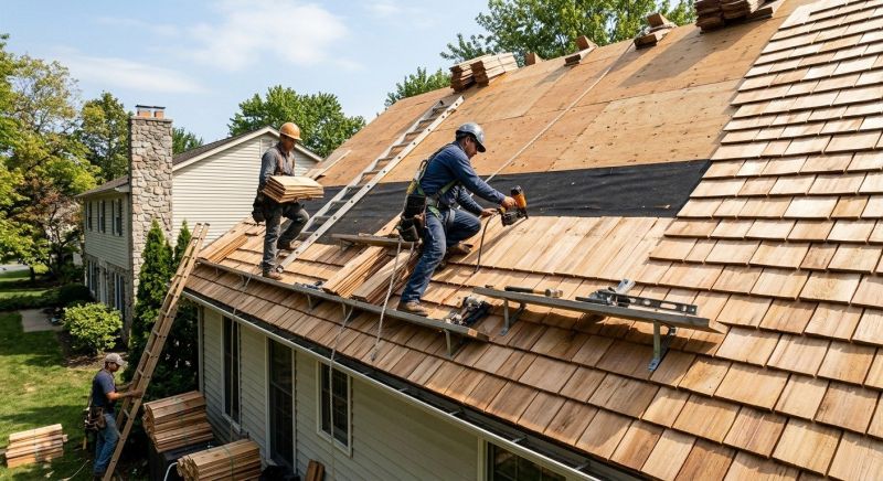 Shake Roof Replacement in Miamisburg, OH