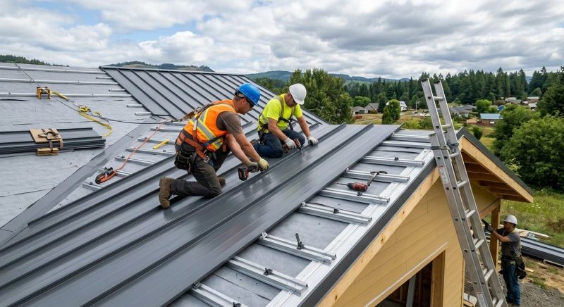 Sheet Roofing Installation in Eaton, OH