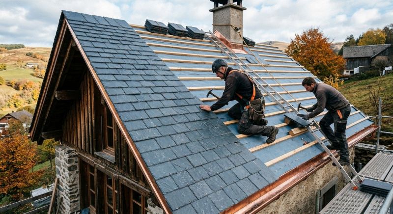 Slate Roof Installation in Oxford, OH