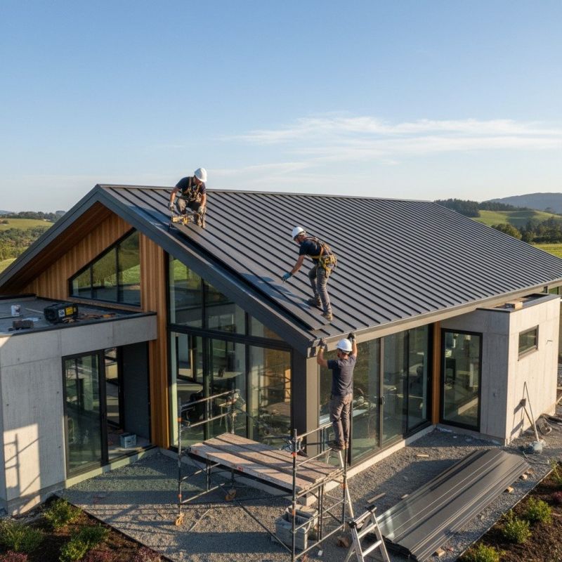 Steel Roof Replacement in Franklin, OH