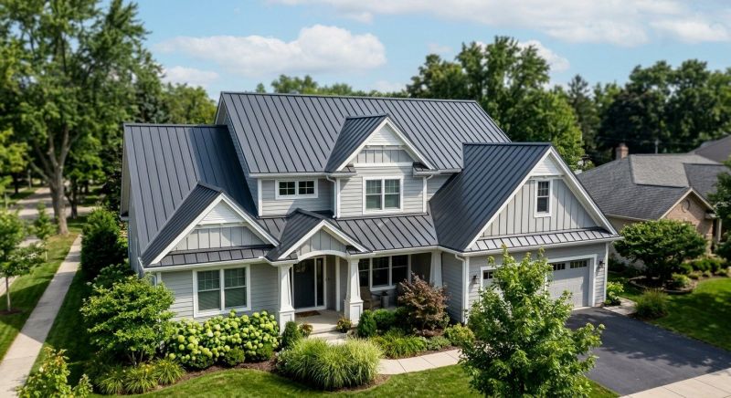 Steel Roof Replacement in Morrow, OH