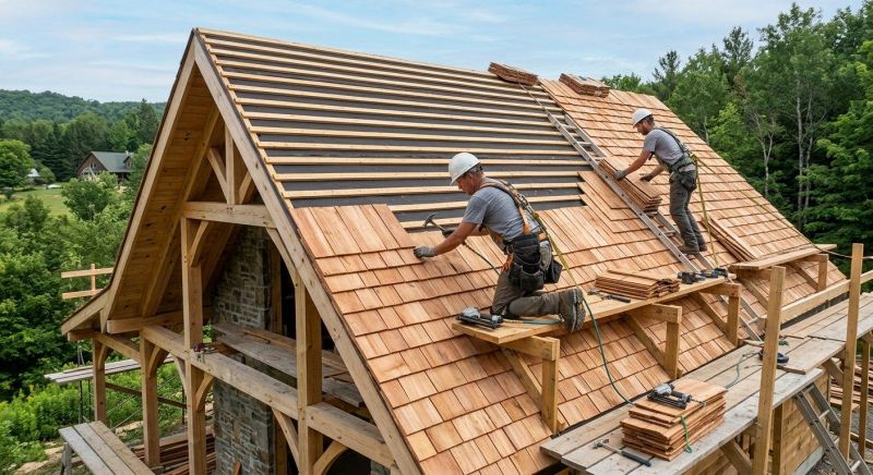 Wood Roofing Installation in Covington, KY