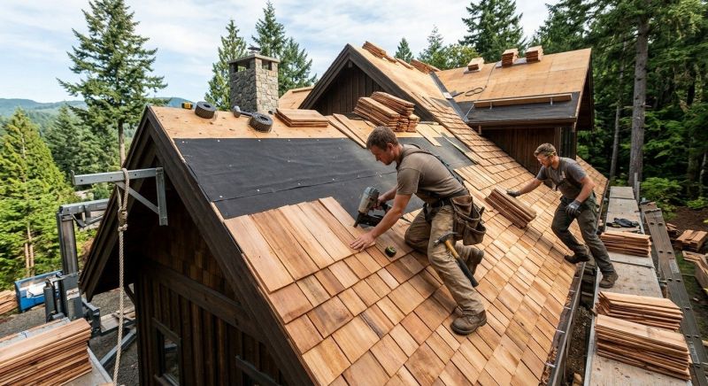 Wood Roofing Installation in Butler County, OH